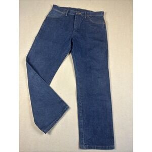 Wrangler Jeans Mens Cowboy Cut 13MWZ Pro Rodeo 34x30 Indigo Denim Original Fit